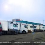 Перемещенные за год Витебской таможней грузовые автомобили могут опоясать Беларусь по контуру государственной границы