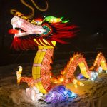 20-метровый китайский дракон поселился в Минске