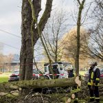 Сильный ураган остановил движение поездов в Германии