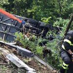 В Италии перевернулся автобус с российскими туристами