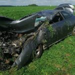 Под Шкловом Peugeot вылетел в кювет и несколько раз перевернулся: водитель умер в больнице
