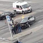 ДТП в Минске: иномарки перекресток не поделили