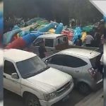 В Китае торнадо перевернул батут, погибли дети