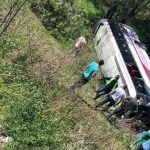 В РФ перевернулся автобус с китайскими туристами: есть жертвы