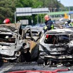 Масштабное ДТП в Польше: пожар и шестеро погибших