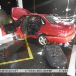 В Витебске бесправный водитель попал в ДТП