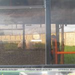 В Орше мужчина из мести разбил стекло в автобусе