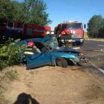 Под Заславлем лоб в лоб столкнулись Kia и Toyota. Есть пострадавший