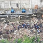 В Новосибирске на людей обрушилась стена строящегося здания