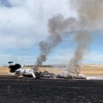 В США пассажирский самолет загорелся при взлете