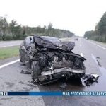 Страшное ДТП под Смолевичами: «Мерседес» влетел в микроавтобус