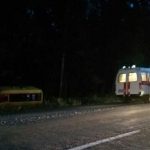 Страшная авария на выезде из Гомеля: легковушка – в кювете, маршрутка – в дереве