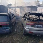 В Лельчицком районе полыхнуло: сгорели дом, два сарая и три машины