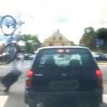«Отказали тормоза»: в Гродно велосипедист влетел в машину на пешеходном переходе