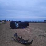 Оршанский район: в результате опрокидывания автомобиля пострадал водитель