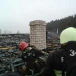 В Орше сгорел двухквартирный жилой дом