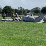 В США на авиашоу разбился военный самолет