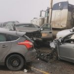 В Канаде на шоссе столкнулись 20 автомобилей
