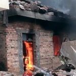 Часть китайской ракеты упала на дом