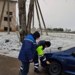 Сотрудники ОГАИ Глубокского РОВД проверили готовность автомобилей к эксплуатации в зимних условиях