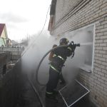 В Орше мужчина устроил пожар в доме сожительницы