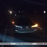 Иномарка наехала на пешехода в Полоцком районе