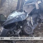 Водитель иномарки погиб в результате ДТП В Докшицком районе