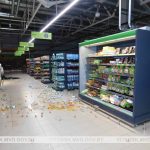 В Орше пьяный местный житель ночью разгромил магазин. Ущерб почти 6000 рублей
