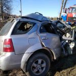 В Толочинском районе столкнулись кроссовер и лесовоз, один водитель погиб