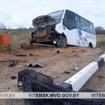 В Шумилинском районе маршрутное такси съехало в кювет