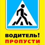 Водитель! Пропусти пешехода!