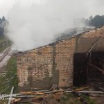 В Оршанском районе горел телятник