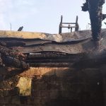 В агрогородке Лариновка Оршанского района горел сарай