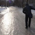 Гололед представляет большую опасность для здоровья пешеходов