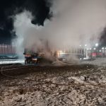 В Орше спасатели ликвидировали пожар электропоезда