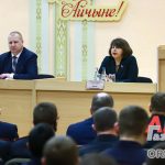 Депутат Палаты представителей Инна Крачек встретилась с личным составом Оршанского РУВД