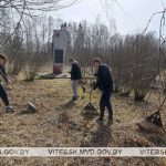 Милиционеры Оршанщины приняли участие в субботнике