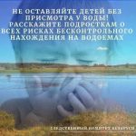 УСК по Витебской области о примерах пренебрежения правилами поведения на воде, исход которых — гибель людей