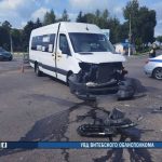 ДТП в Орше: столкнулись маршрутное такси и легковушка