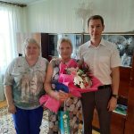Сотрудники прокуратуры Оршанского района поздравили с 80-летием ветерана труда Серебро Людмилу Ивановну
