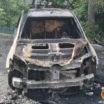 В Витебске от электрической искры сгорел автомобиль